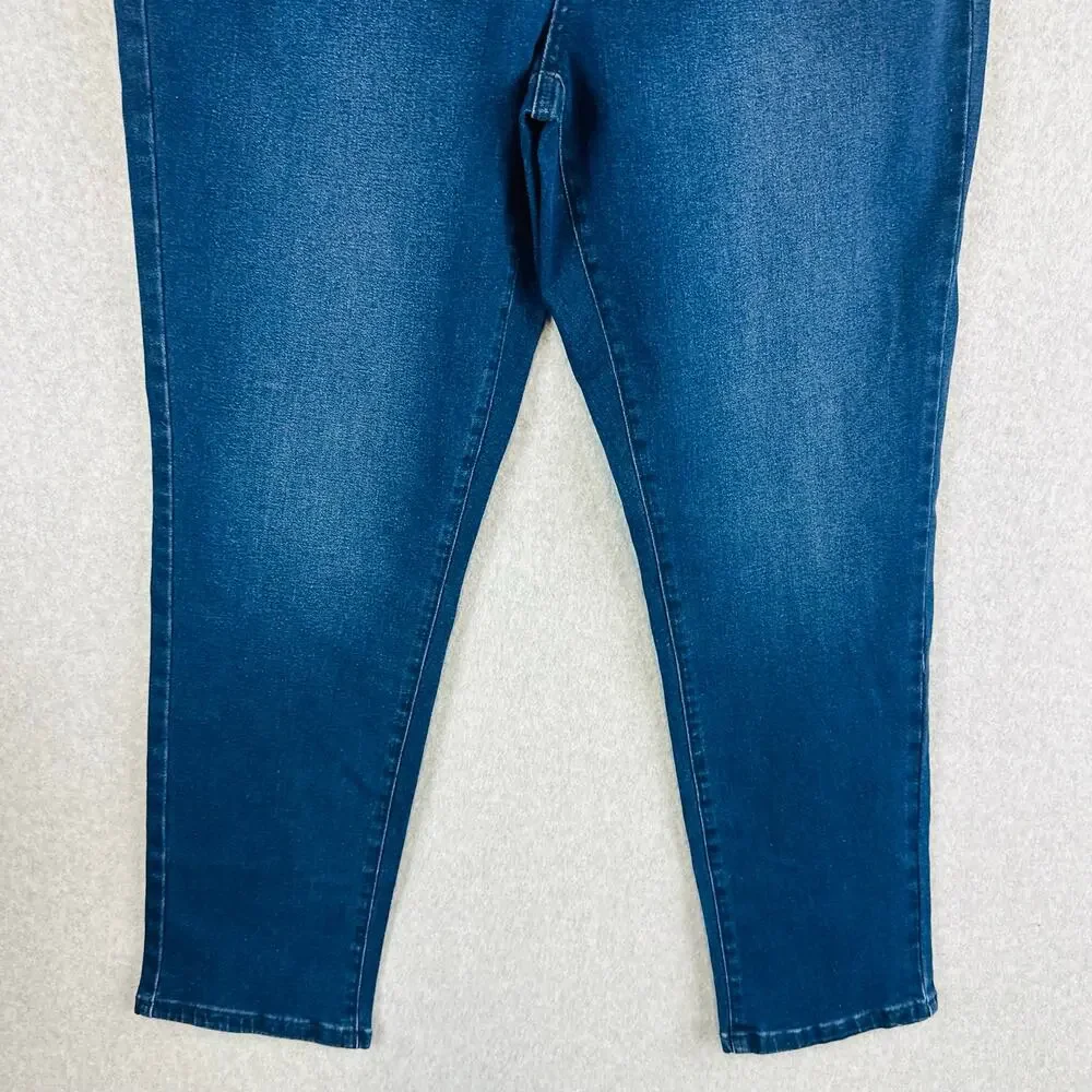 Ted Baker Mens 34 X 30 Jeans Slim Blue Denim Pockets Stretch Pockets 1889005